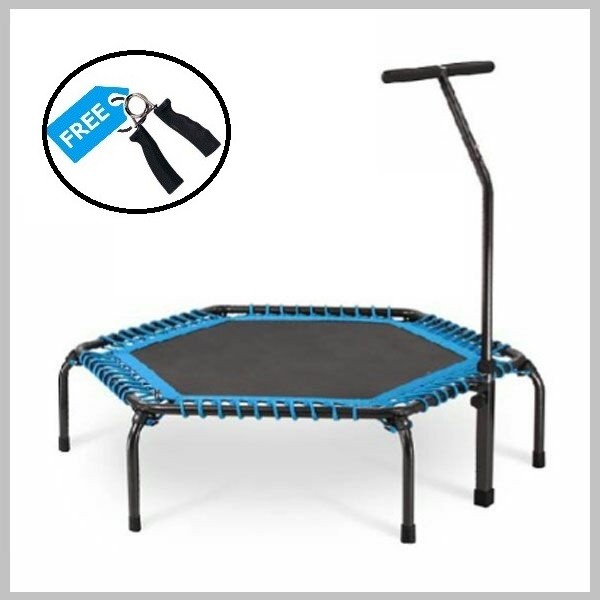 TRAMPOLINE WITH HANDLE